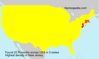 Surname Rozanitis in USA Surname Rozanitis in USA