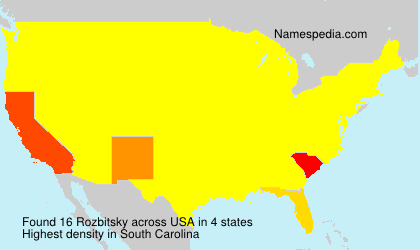 Surname Rozbitsky in USA Surname Rozbitsky in USA