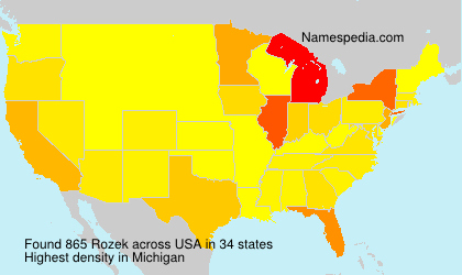 Surname Rozek in USA Surname Rozek in USA