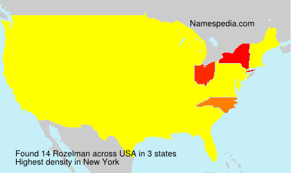 Surname Rozelman in USA Surname Rozelman in USA