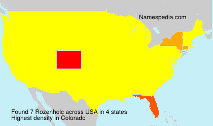 Surname Rozenholc in USA Surname Rozenholc in USA