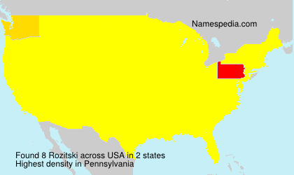 Surname Rozitski in USA Surname Rozitski in USA