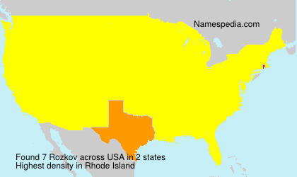 Surname Rozkov in USA Surname Rozkov in USA