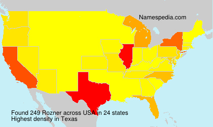 Surname Rozner in USA Surname Rozner in USA