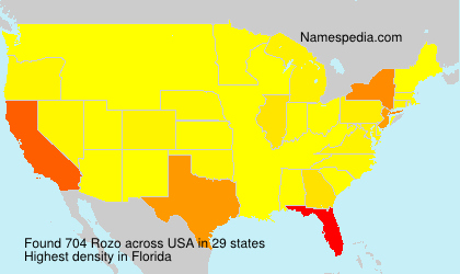 Surname Rozo in USA Surname Rozo in USA