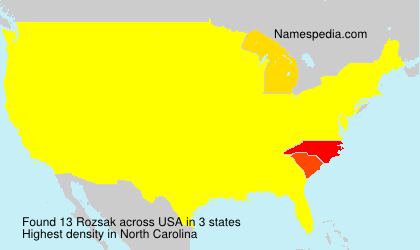 Surname Rozsak in USA Surname Rozsak in USA