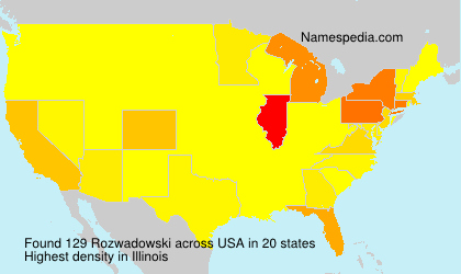 Surname Rozwadowski in USA Surname Rozwadowski in USA