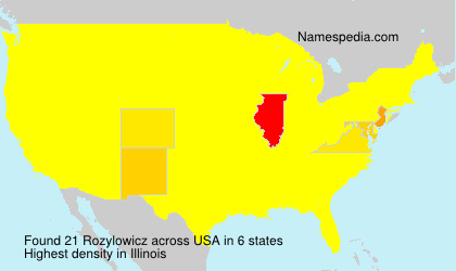 Surname Rozylowicz in USA Surname Rozylowicz in USA
