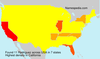 Surname Rpdriguez in USA Surname Rpdriguez in USA