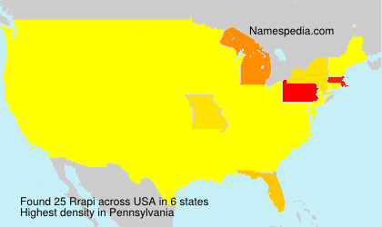 Surname Rrapi in USA Surname Rrapi in USA
