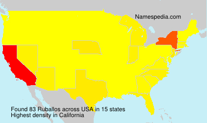 Surname Ruballos in USA Surname Ruballos in USA