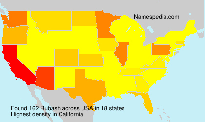 Surname Rubash in USA Surname Rubash in USA