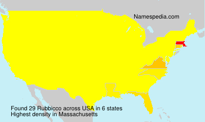 Surname Rubbicco in USA Surname Rubbicco in USA