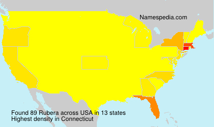 Surname Rubera in USA Surname Rubera in USA
