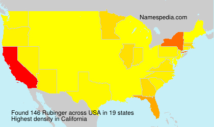 Surname Rubinger in USA Surname Rubinger in USA