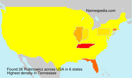 Surname Rubinowicz in USA Surname Rubinowicz in USA