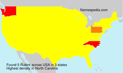 Surname Rubint in USA Surname Rubint in USA