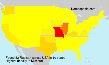Surname Rubison in USA Surname Rubison in USA