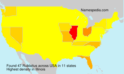 Surname Rublaitus in USA Surname Rublaitus in USA