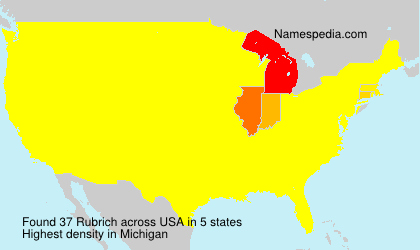 Surname Rubrich in USA Surname Rubrich in USA