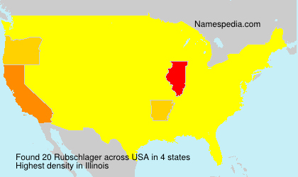 Surname Rubschlager in USA Surname Rubschlager in USA