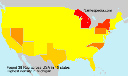 Surname Ruc in USA Surname Ruc in USA