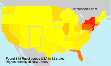 Surname Rucci in USA Surname Rucci in USA