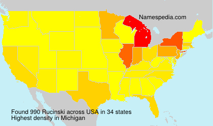 Surname Rucinski in USA Surname Rucinski in USA