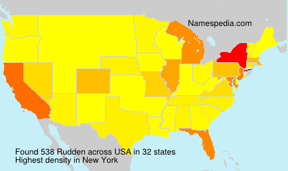 Surname Rudden in USA Surname Rudden in USA