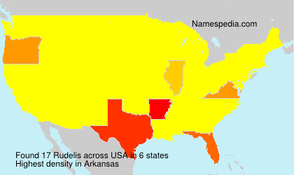 Surname Rudelis in USA Surname Rudelis in USA