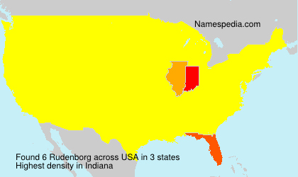 Surname Rudenborg in USA Surname Rudenborg in USA