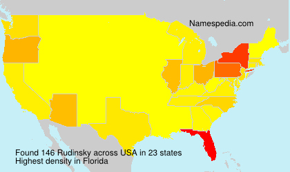 Surname Rudinsky in USA Surname Rudinsky in USA