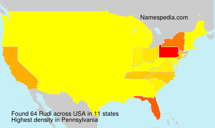 Surname Rudl in USA Surname Rudl in USA