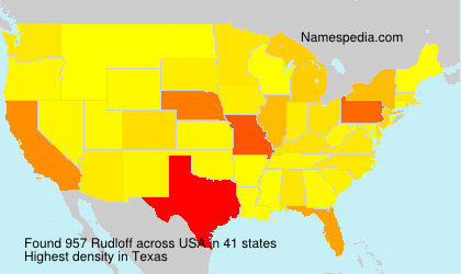 Surname Rudloff in USA Surname Rudloff in USA