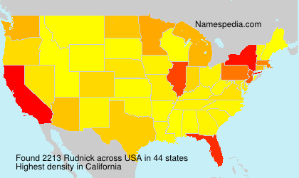 Surname Rudnick in USA Surname Rudnick in USA