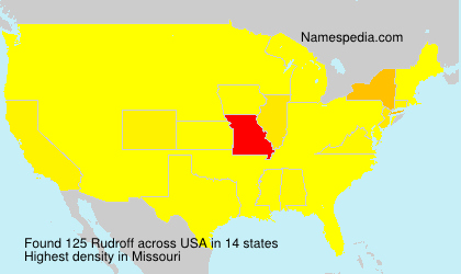 Surname Rudroff in USA Surname Rudroff in USA