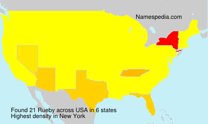 Surname Rueby in USA Surname Rueby in USA