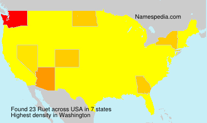 Surname Ruet in USA Surname Ruet in USA