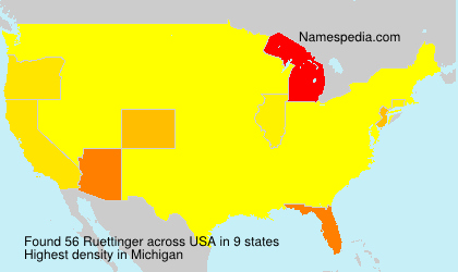 Surname Ruettinger in USA Surname Ruettinger in USA