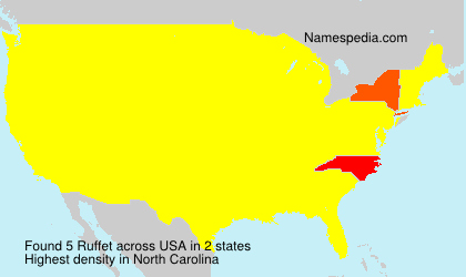 Surname Ruffet in USA Surname Ruffet in USA