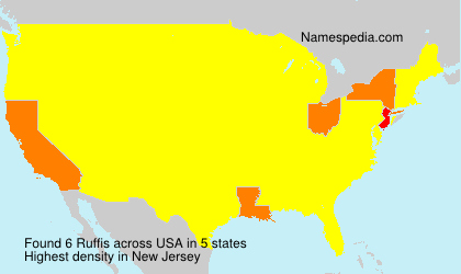 Surname Ruffis in USA Surname Ruffis in USA