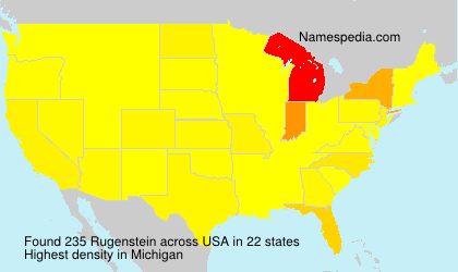 Surname Rugenstein in USA Surname Rugenstein in USA