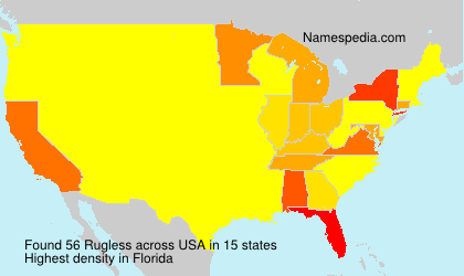 Surname Rugless in USA Surname Rugless in USA