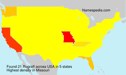 Surname Rugraff in USA Surname Rugraff in USA