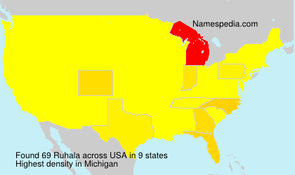 Surname Ruhala in USA Surname Ruhala in USA