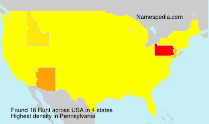 Surname Ruht in USA Surname Ruht in USA