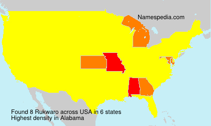 Surname Rukwaro in USA Surname Rukwaro in USA