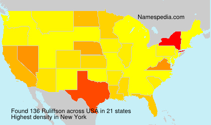 Surname Ruliffson in USA Surname Ruliffson in USA