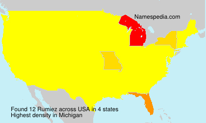 Surname Rumiez in USA