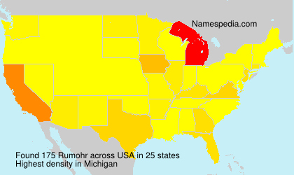 Surname Rumohr in USA Surname Rumohr in USA
